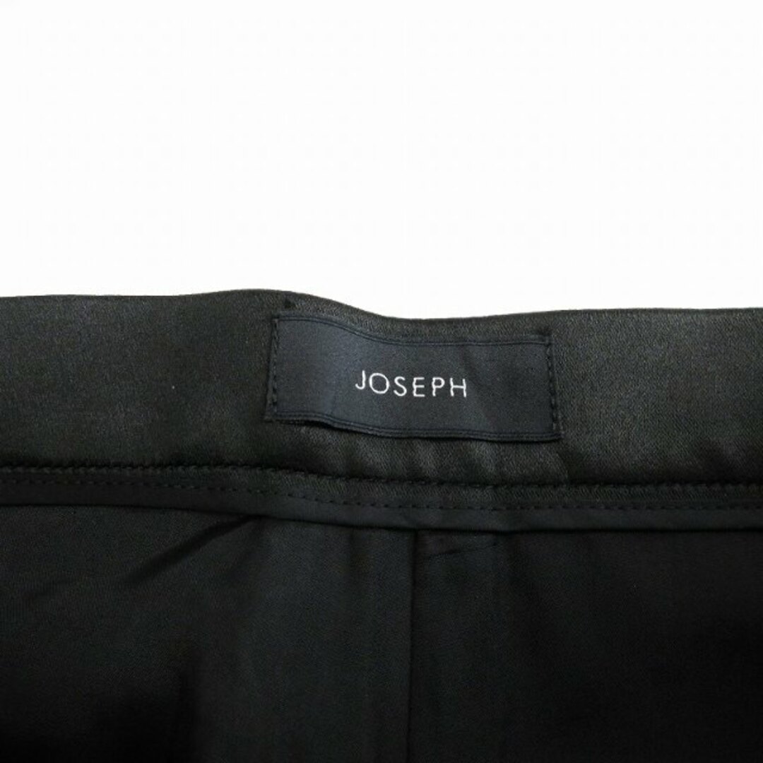 JOSEPH(ジョゼフ)のジョセフ サテンパンツ テーパード ブラック 黒 36 S位 ■SM1 レディースのパンツ(カジュアルパンツ)の商品写真