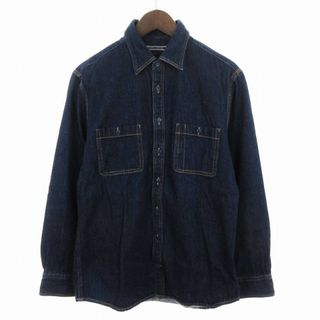 トミーヒルフィガー(TOMMY HILFIGER)のトミーヒルフィガー デニムシャツ ジャケット 長袖 インディゴブルー M(シャツ)