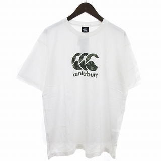 CANTERBURY - カンタベリー タグ付き Tシャツ カットソー 半袖 プリント 白 XL ■SM1