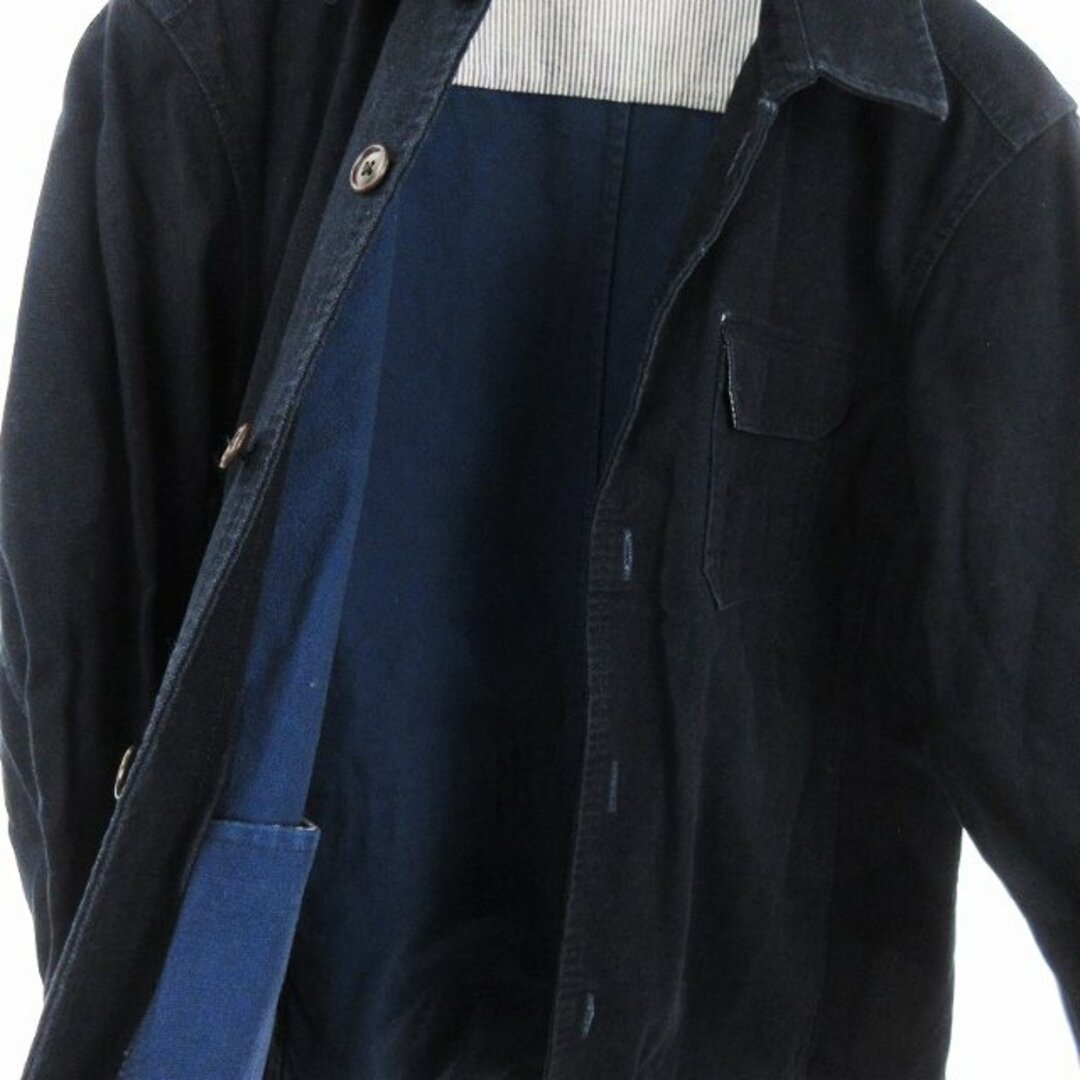 23区(ニジュウサンク)の23区  HOMME シャツ ジャケット ヘビーオンス 紺 48 L位 ■SM メンズのジャケット/アウター(その他)の商品写真