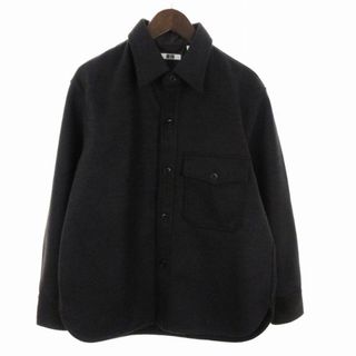 ユニクロ(UNIQLO)の未使用品 ユニクロユー 20AW フリース シャツジャケット 長袖 茶系 M(シャツ)