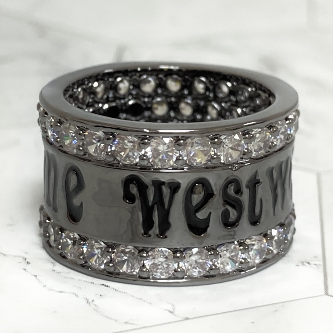 Vivienne Westwood(ヴィヴィアンウエストウッド)のヴィヴィアン　ヨークリング　ガンメタ レディースのアクセサリー(リング(指輪))の商品写真