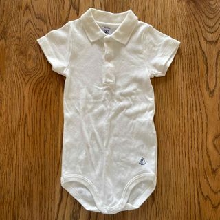 プチバトー(PETIT BATEAU)のプチバトー 襟付きロンパース 81cm 新品未使用 冠婚葬祭(シャツ/カットソー)