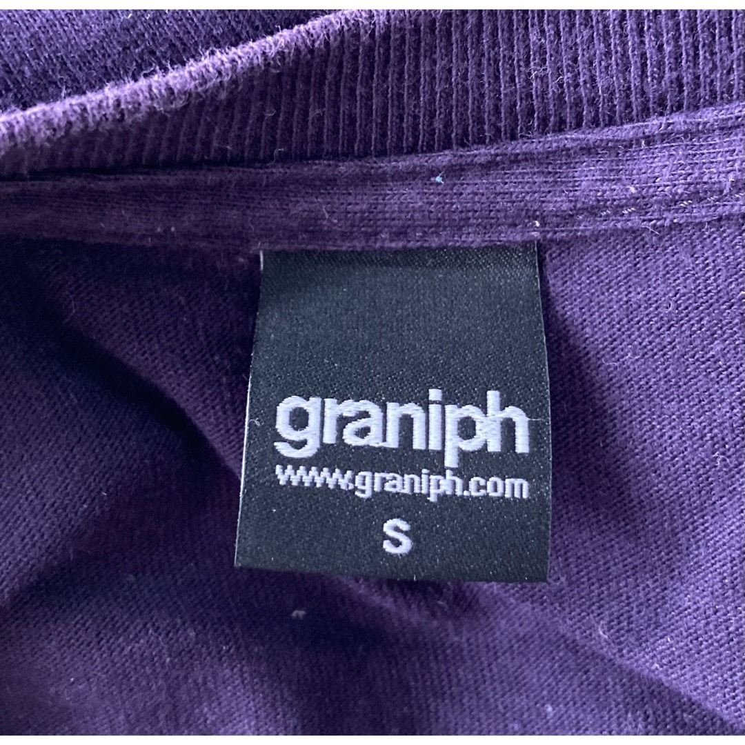 Design Tshirts Store graniph(グラニフ)のグラニフ　 半袖 Tシャツ　パープル　紫　Sサイズ　おしゃれ　カジュアル　メンズ メンズのトップス(Tシャツ/カットソー(半袖/袖なし))の商品写真