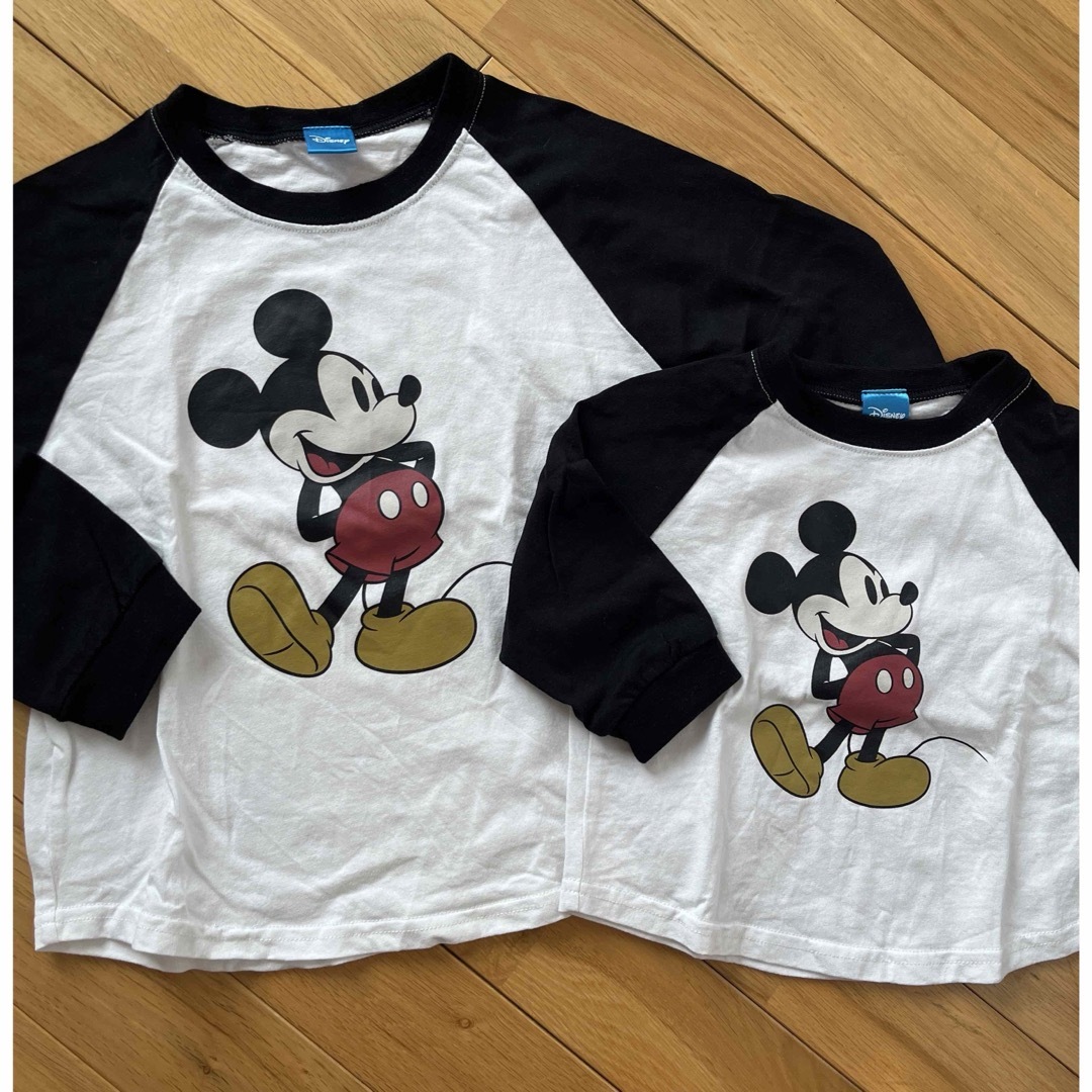 Disney(ディズニー)のJAM & LINK 80 120 ミッキー　ロンT    カットソー　ラグラン キッズ/ベビー/マタニティのキッズ服男の子用(90cm~)(Tシャツ/カットソー)の商品写真