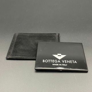 ボッテガヴェネタ(Bottega Veneta)の【美品】BOTTEGA ボッテガ 鏡　ミラー　保存袋付き　ブラック　コンパクト(その他)