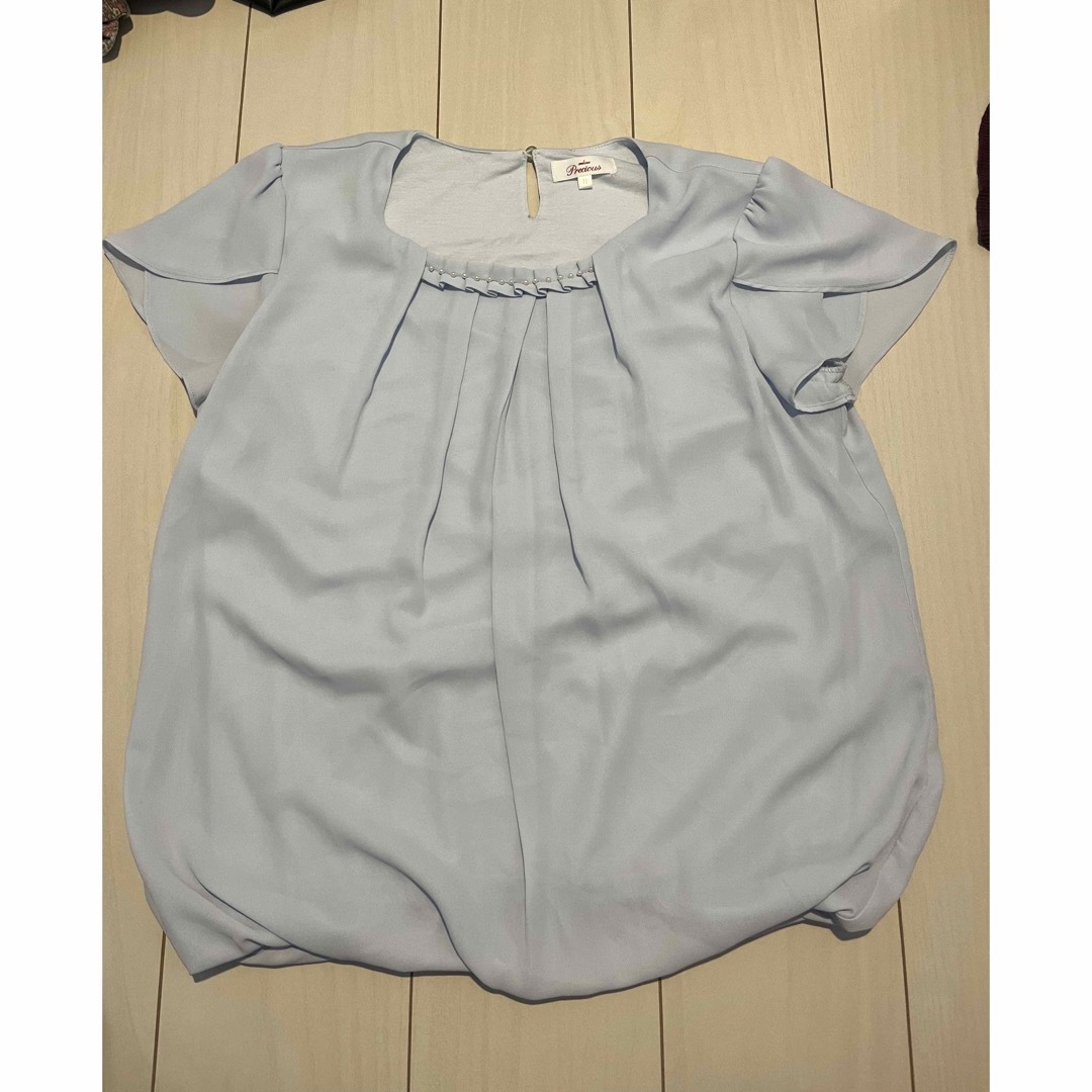 青山(アオヤマ)の洋服の青山　パステルカラー　美品　トップス レディースのトップス(カットソー(長袖/七分))の商品写真