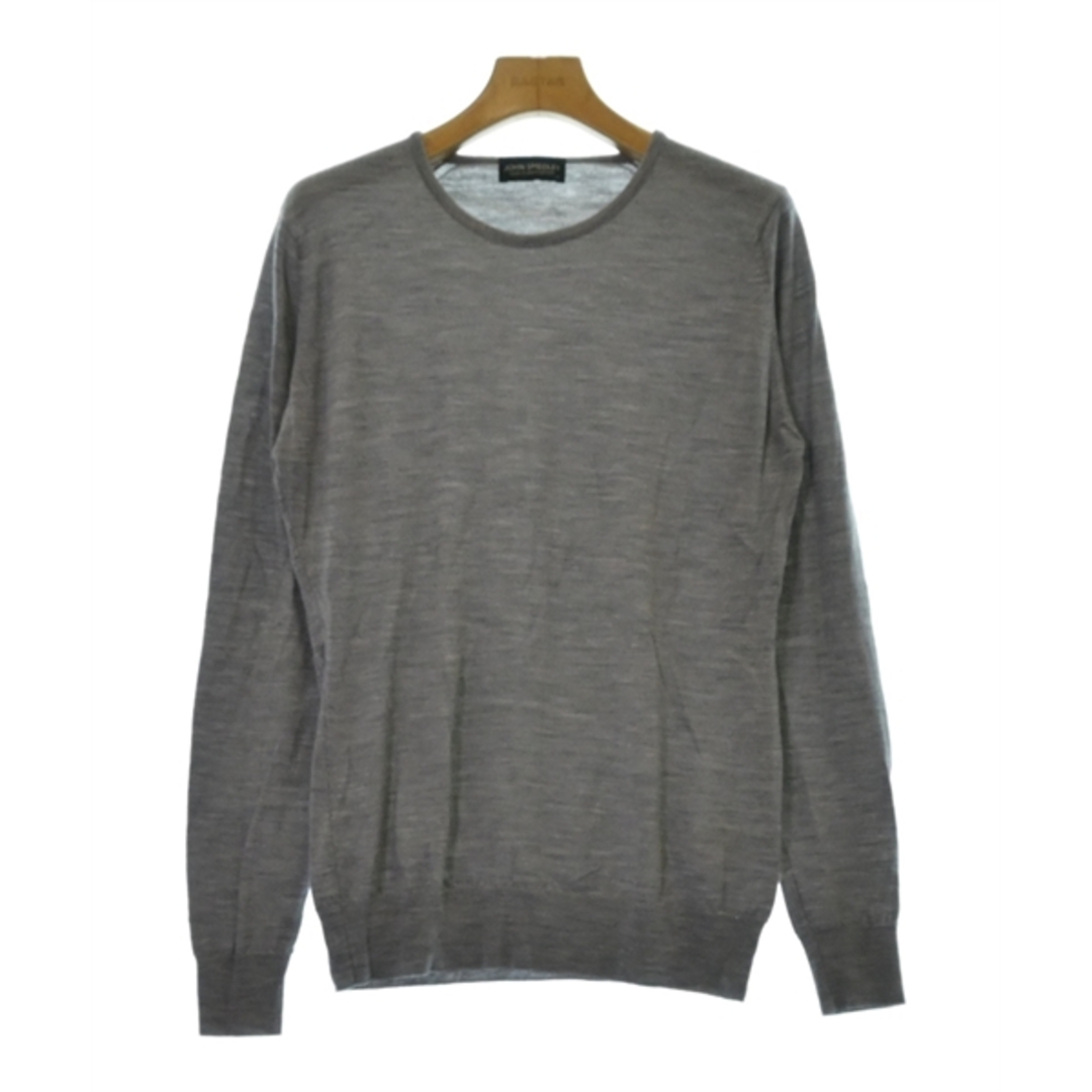 JOHN SMEDLEY(ジョンスメドレー)のJOHN SMEDLEY ジョンスメドレー ニット・セーター L グレー 【古着】【中古】 レディースのトップス(ニット/セーター)の商品写真