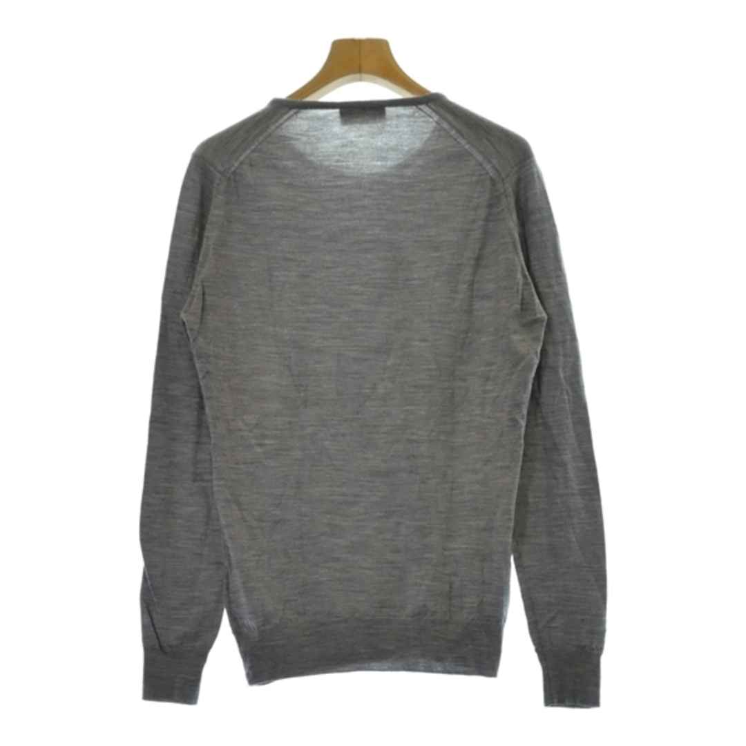 JOHN SMEDLEY(ジョンスメドレー)のJOHN SMEDLEY ジョンスメドレー ニット・セーター L グレー 【古着】【中古】 レディースのトップス(ニット/セーター)の商品写真