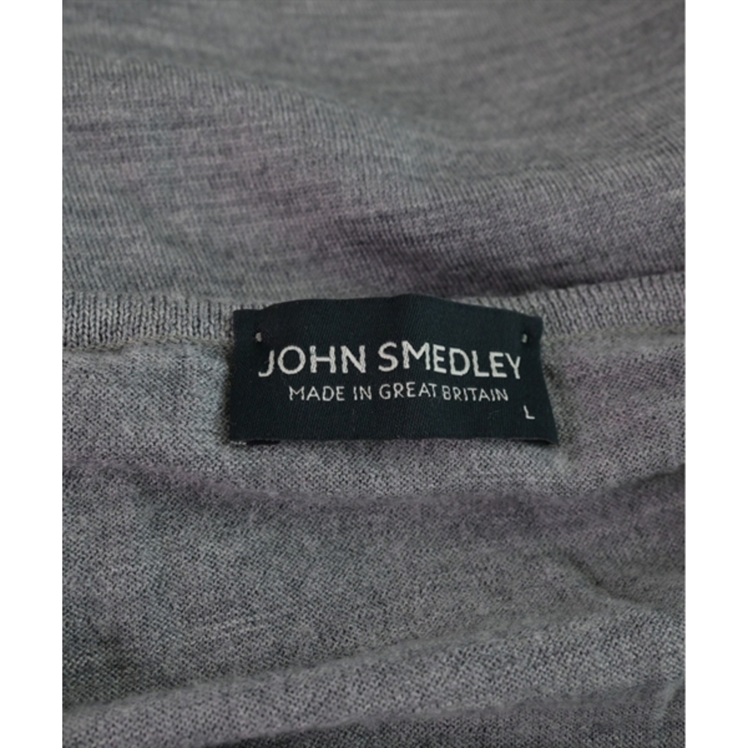 JOHN SMEDLEY(ジョンスメドレー)のJOHN SMEDLEY ジョンスメドレー ニット・セーター L グレー 【古着】【中古】 レディースのトップス(ニット/セーター)の商品写真