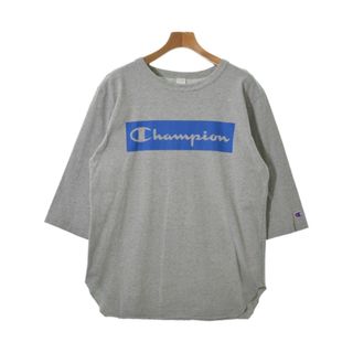 チャンピオン(Champion)のCHAMPION チャンピオン Tシャツ・カットソー L グレー 【古着】【中古】(Tシャツ/カットソー(半袖/袖なし))