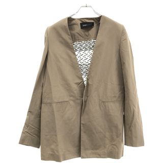 ダミールドーマ(DAMIR DOMA)のDAMIR DOMA ダミール ドマ ドッキングノーカラージャケット ベージュ ホワイト 44 01804 0703 64816(テーラードジャケット)