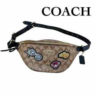 COACH - 【極美品】COACH コーチ シグネチャー ボディバッグ ディズニーコラボ