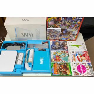 Wii本体ドリームテーマパーク専用マット付きモンハンパワプロ他1739ー07ー1(家庭用ゲームソフト)