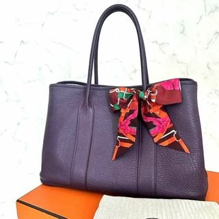 Hermes - HERMES エルメス ガーデンパーティ PM ネゴンダ トゴ ツイリー付き