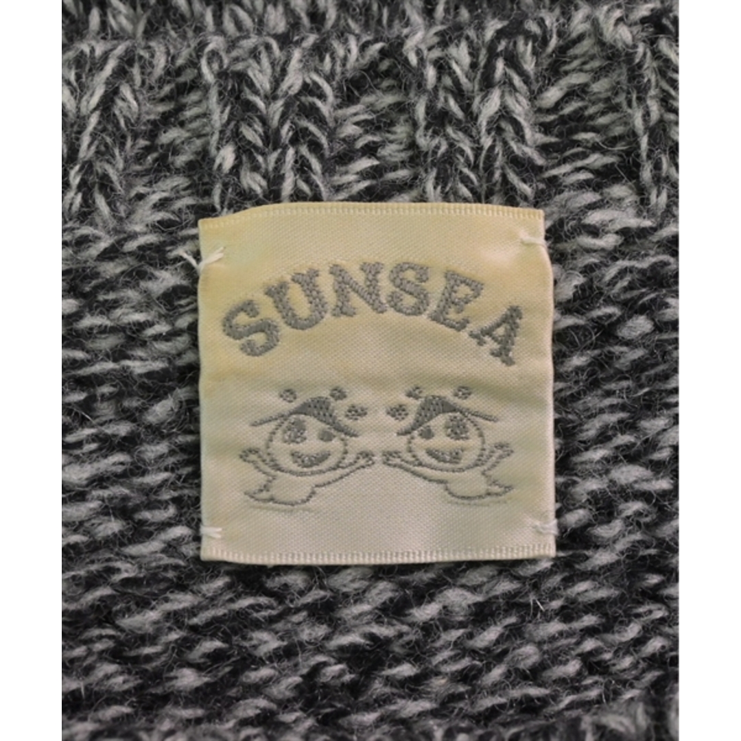 SUNSEA(サンシー)のSUNSEA サンシー ニット・セーター 1(S位) 黒x紺x白(ミックス) 【古着】【中古】 メンズのトップス(ニット/セーター)の商品写真