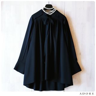 アドーア(ADORE)の◆幻◆ 春物新品　ADORE 定価3.5万円　ライトクールツイルブラウス(シャツ/ブラウス(長袖/七分))