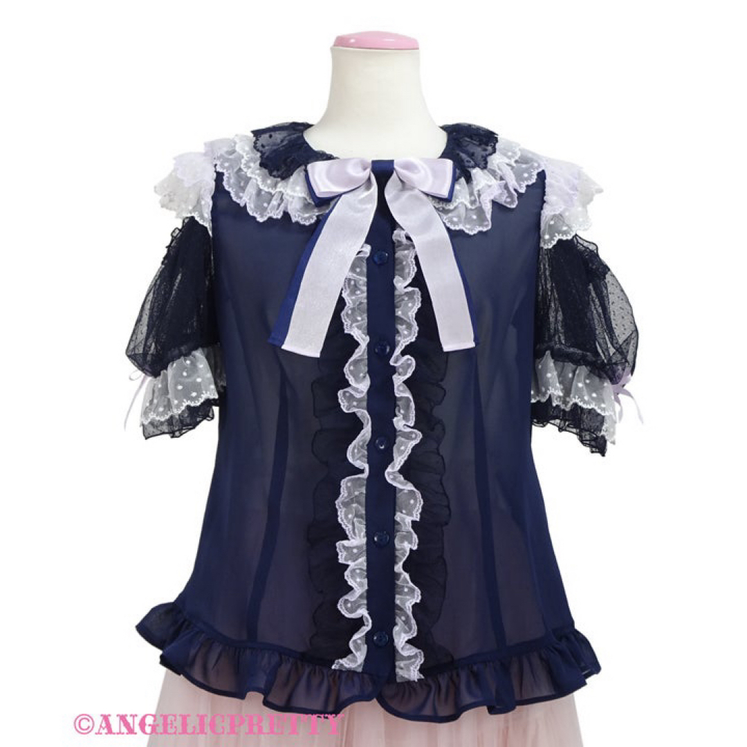 Angelic Pretty(アンジェリックプリティー)のangelic pretty cream soda mermaidブラウス　コン レディースのトップス(シャツ/ブラウス(半袖/袖なし))の商品写真