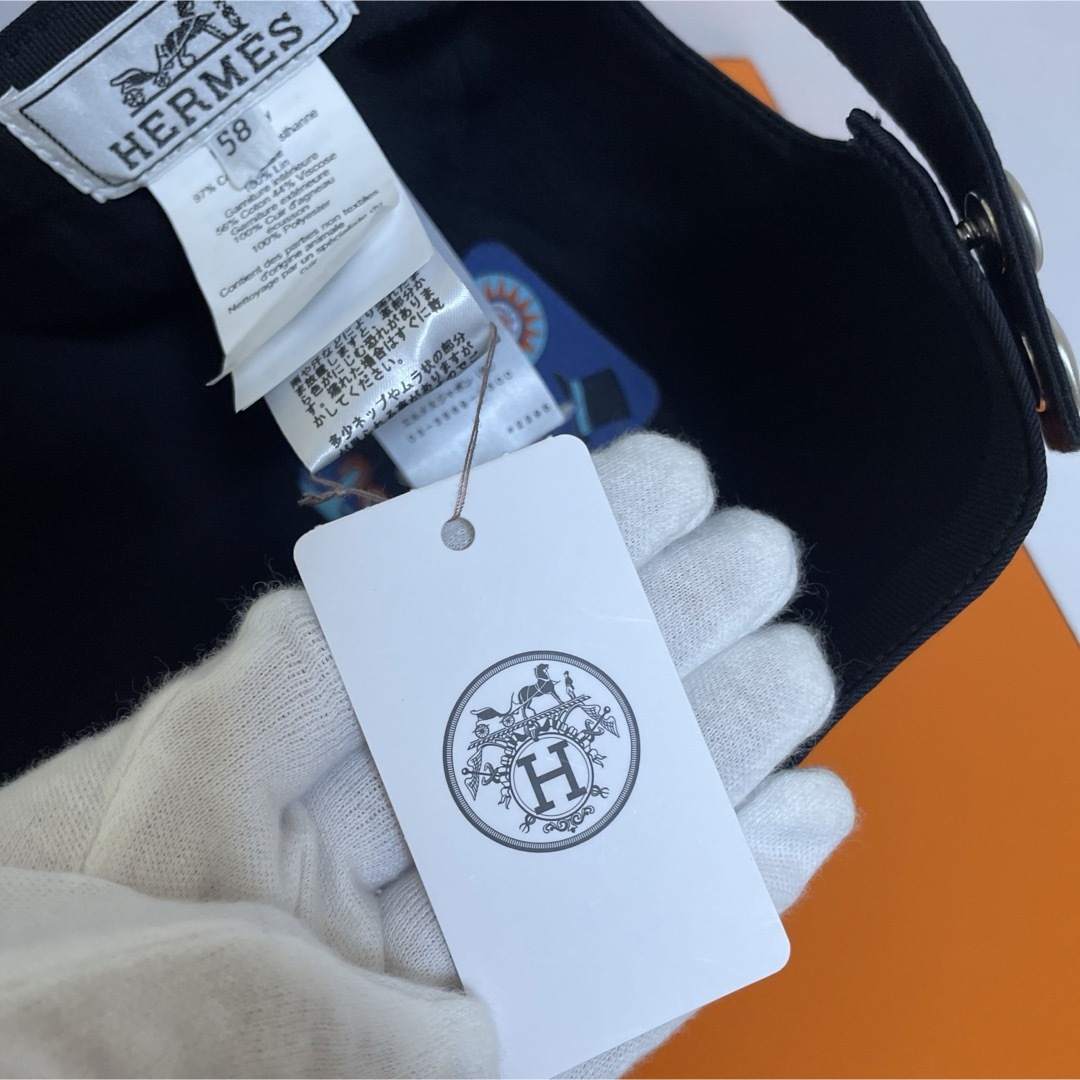 Hermes(エルメス)のレア！未使用　エルメス　23SS MILES H CAPサークルHロゴキャップ メンズの帽子(キャップ)の商品写真