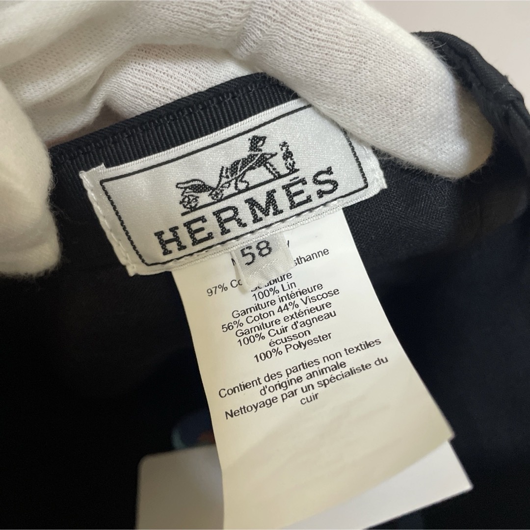 Hermes(エルメス)のレア！未使用　エルメス　23SS MILES H CAPサークルHロゴキャップ メンズの帽子(キャップ)の商品写真