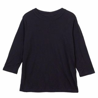 クルーネック 7分袖 プルオーバー レディース Tシャツ インナー 大きいサイズ(その他)