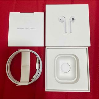 アップル(Apple)のApple AirPods 空箱 Lightningケーブル 付属品 純正(その他)