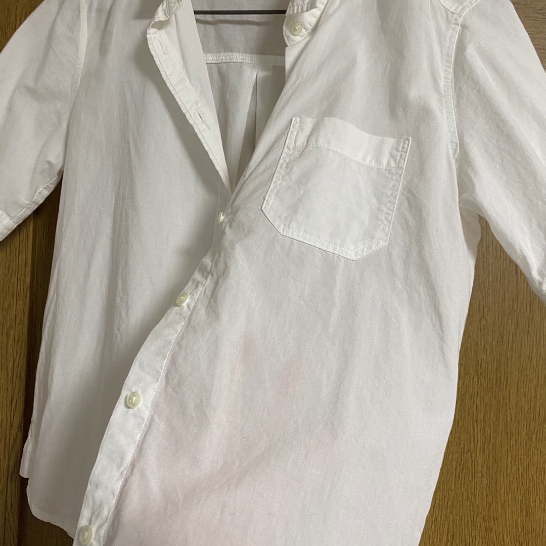 GU(ジーユー)のジーユー シンプルシャツ 半袖ブラウス レディースのトップス(シャツ/ブラウス(半袖/袖なし))の商品写真