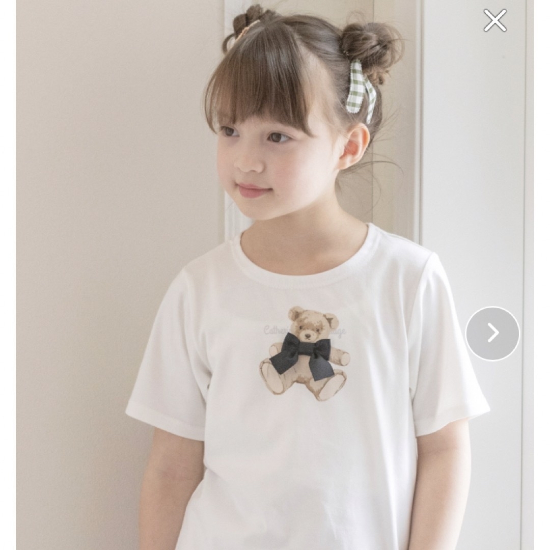 Catherine Cottage(キャサリンコテージ)の新品　キャサリンコテージ　テディベアTシャツ　130 120㎝ キッズ/ベビー/マタニティのキッズ服女の子用(90cm~)(Tシャツ/カットソー)の商品写真