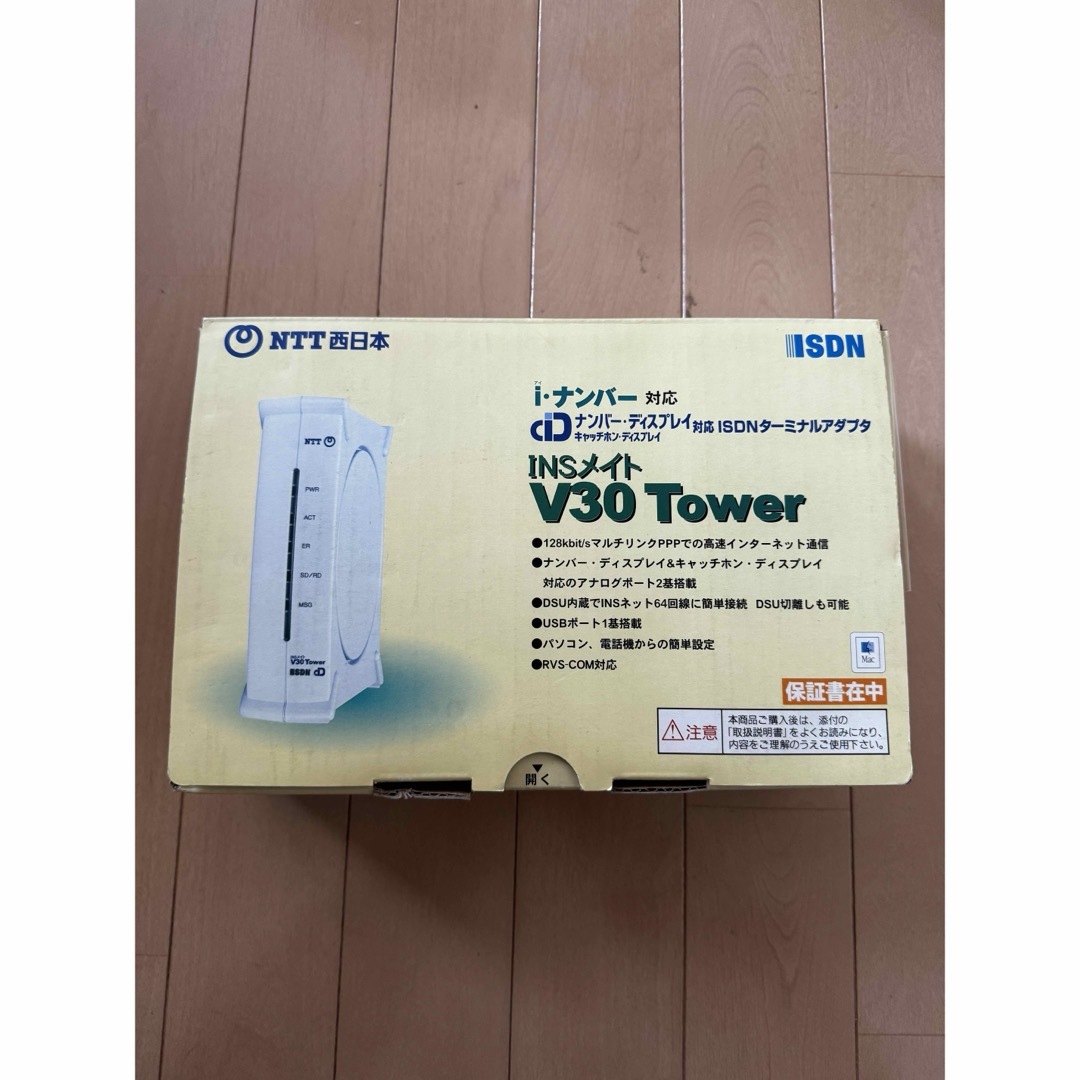 ISDN ターミナルアダプタ　NTT 　INS メイトV30Tower  スマホ/家電/カメラのPC/タブレット(PC周辺機器)の商品写真