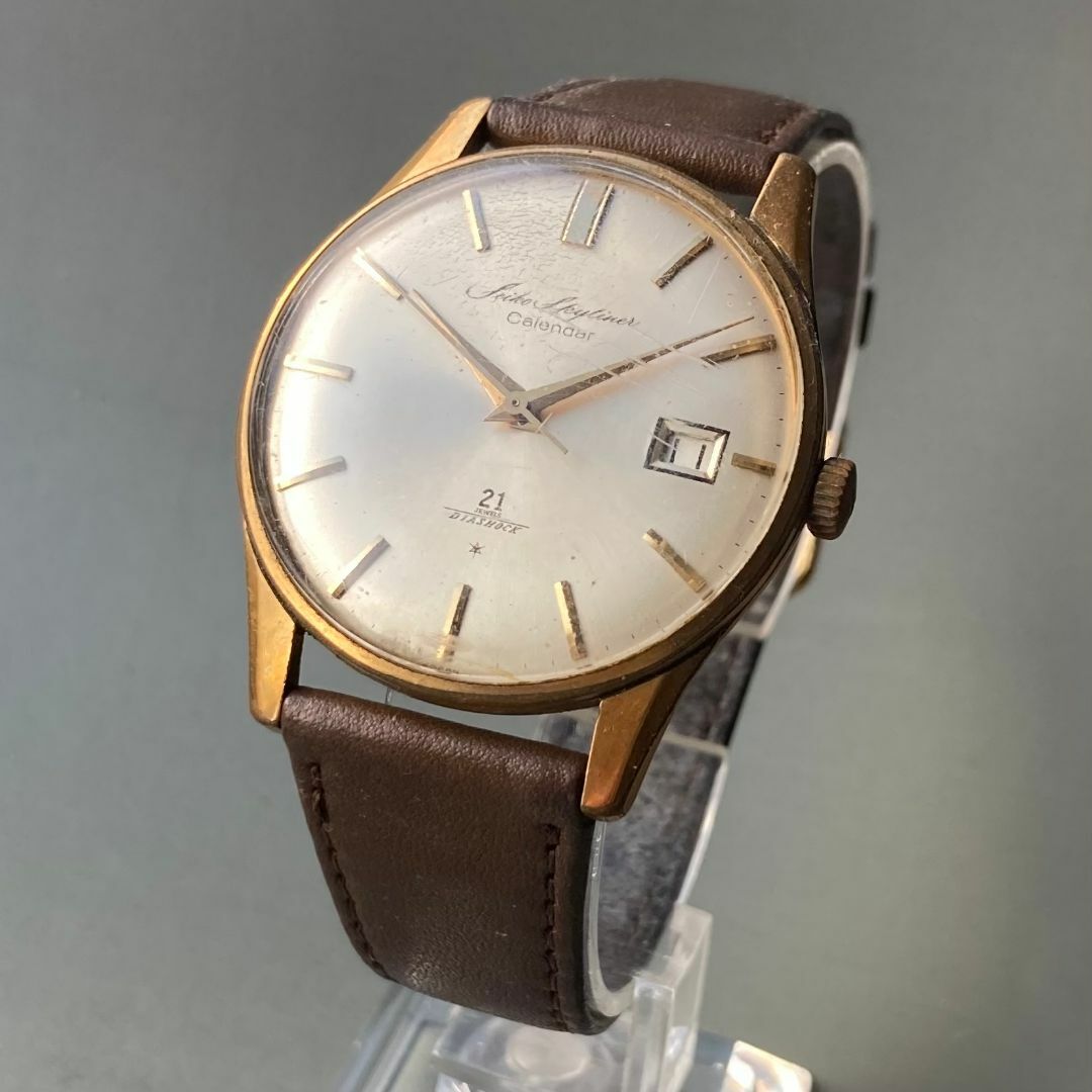 SEIKO(セイコー)の【動作品】セイコー スカイライナー アンティーク 腕時計 1963年 手巻き メンズの時計(腕時計(アナログ))の商品写真