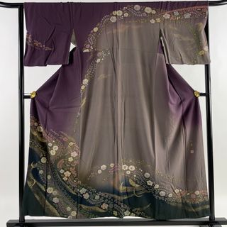 訪問着 身丈155cm 裄丈63.5cm 正絹 逸品 【中古】(着物)