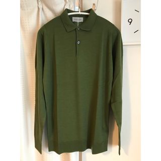 JOHN SMEDLEY - ジョンスメドレー　john smedley ポロシャツ s グリーン　新品