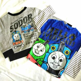 【子ども服】 ロンＴ 長袖 トップス 男の子 きかんしゃトーマス パーシー(Tシャツ/カットソー)