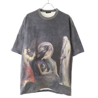 UNDERCOVER - UNDER COVER アンダーカバー 15AW William Blake ウィリアムブレイク転写ビッグTシャツ グレー系 2 UCP4806