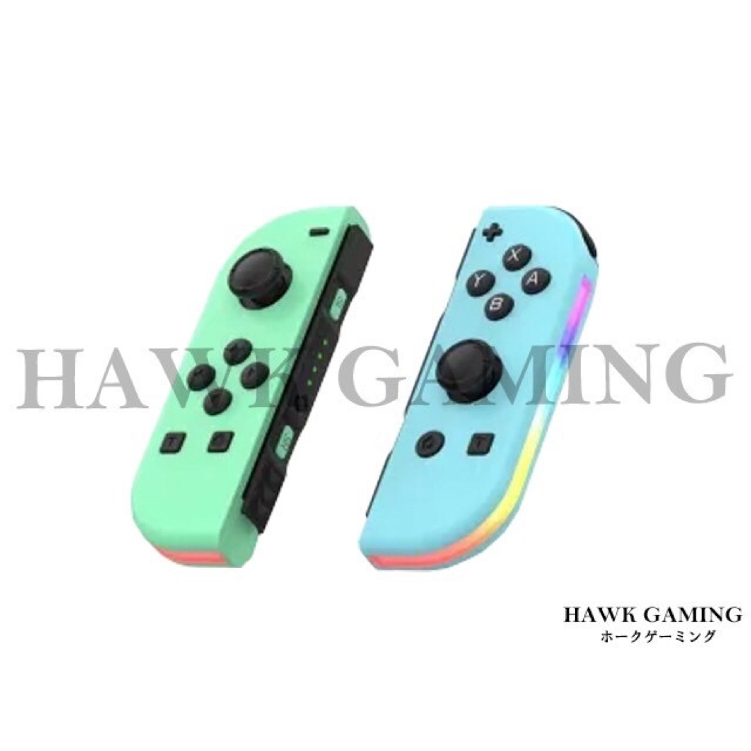 Nintendo Switch(ニンテンドースイッチ)の新品 Joy-Con 本体 黄緑 水色 コントローラー 左右セット Switch エンタメ/ホビーのゲームソフト/ゲーム機本体(家庭用ゲーム機本体)の商品写真