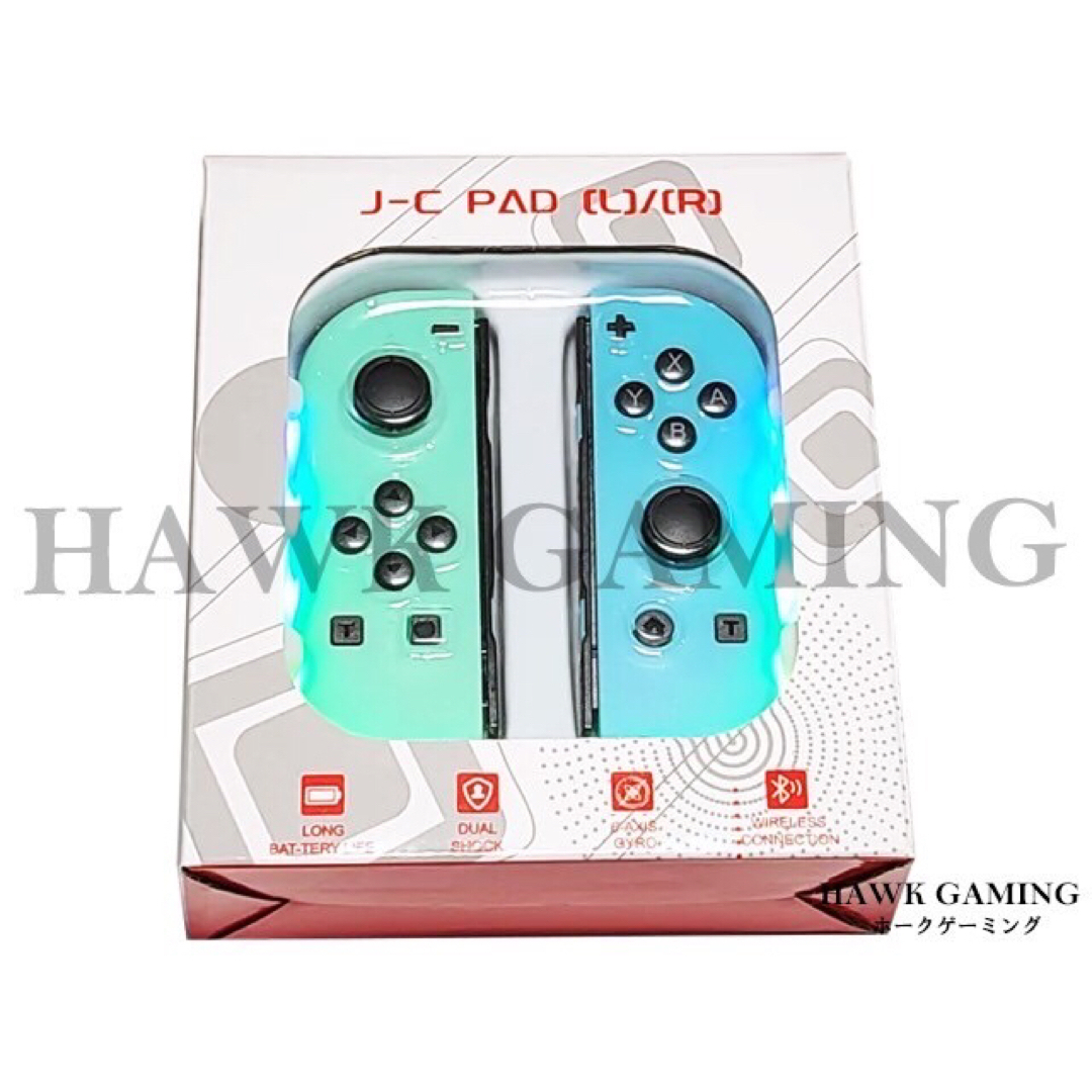 Nintendo Switch(ニンテンドースイッチ)の新品 Joy-Con 本体 黄緑 水色 コントローラー 左右セット Switch エンタメ/ホビーのゲームソフト/ゲーム機本体(家庭用ゲーム機本体)の商品写真