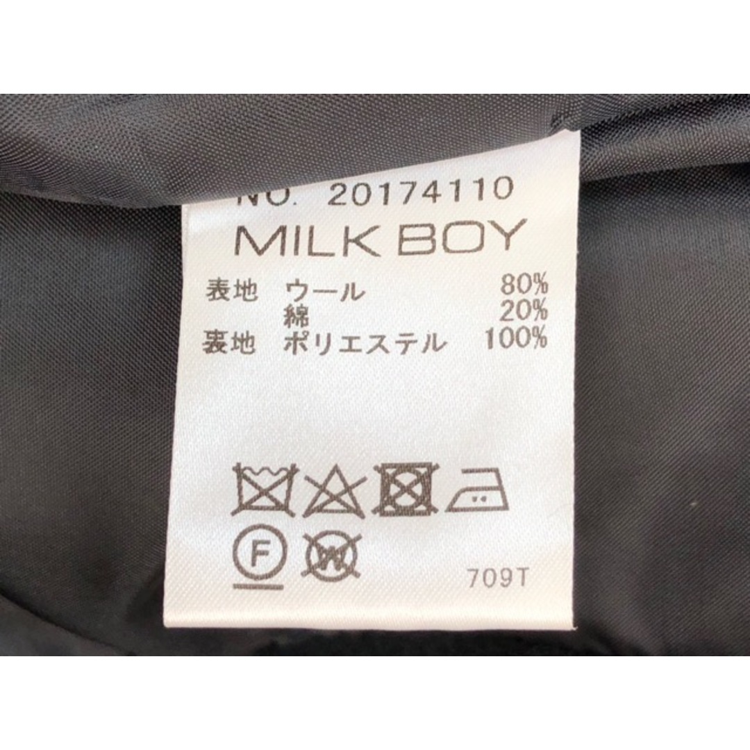 MILKBOY(ミルクボーイ)のMILK BOY（ミルクボーイ）20174110　ラインデザイン　Pコート　ピーコート【E2770-007】 メンズのジャケット/アウター(ピーコート)の商品写真