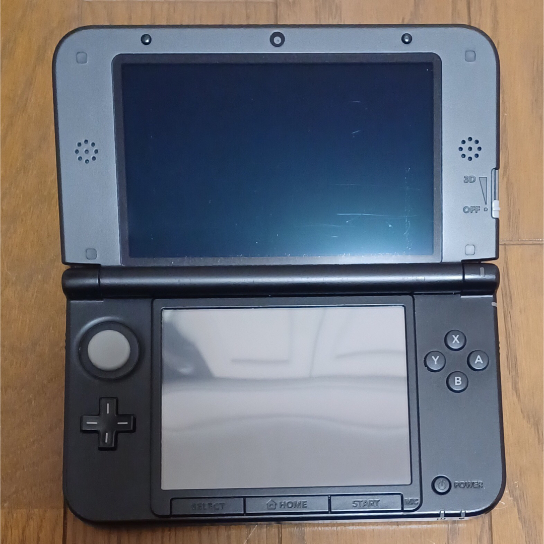 ニンテンドー3DS(ニンテンドー3DS)のニンテンドー3DS LL ブラック 中古 エンタメ/ホビーのゲームソフト/ゲーム機本体(携帯用ゲーム機本体)の商品写真