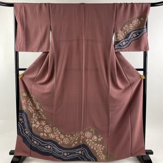 訪問着 身丈165cm 裄丈69cm 正絹 美品 秀品 【中古】(着物)