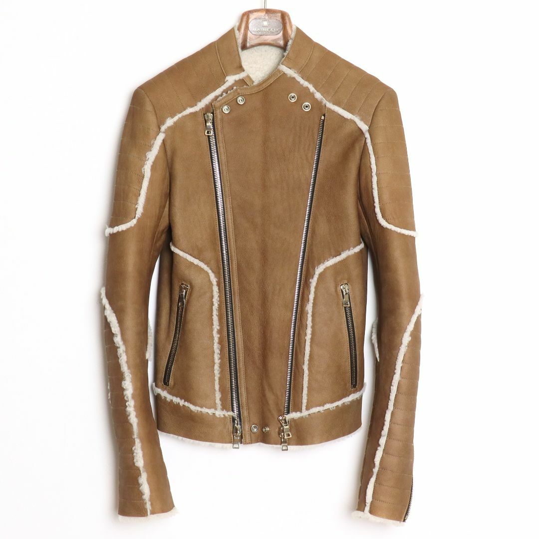 BALMAIN - バルマンオム 16AW 国内正規品 ムートンライダース 44 BALMAIN - バルマンオム 16AW 国内正規品 ムートンライダース 44