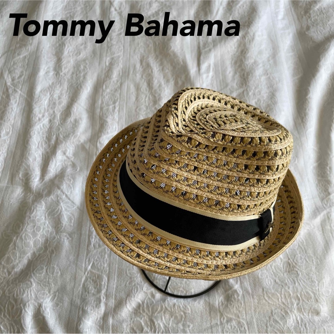 【美品】【Tommy Bahama】麦わら帽子/中折れハット【TOYO素材】 メンズの帽子(ハット)の商品写真