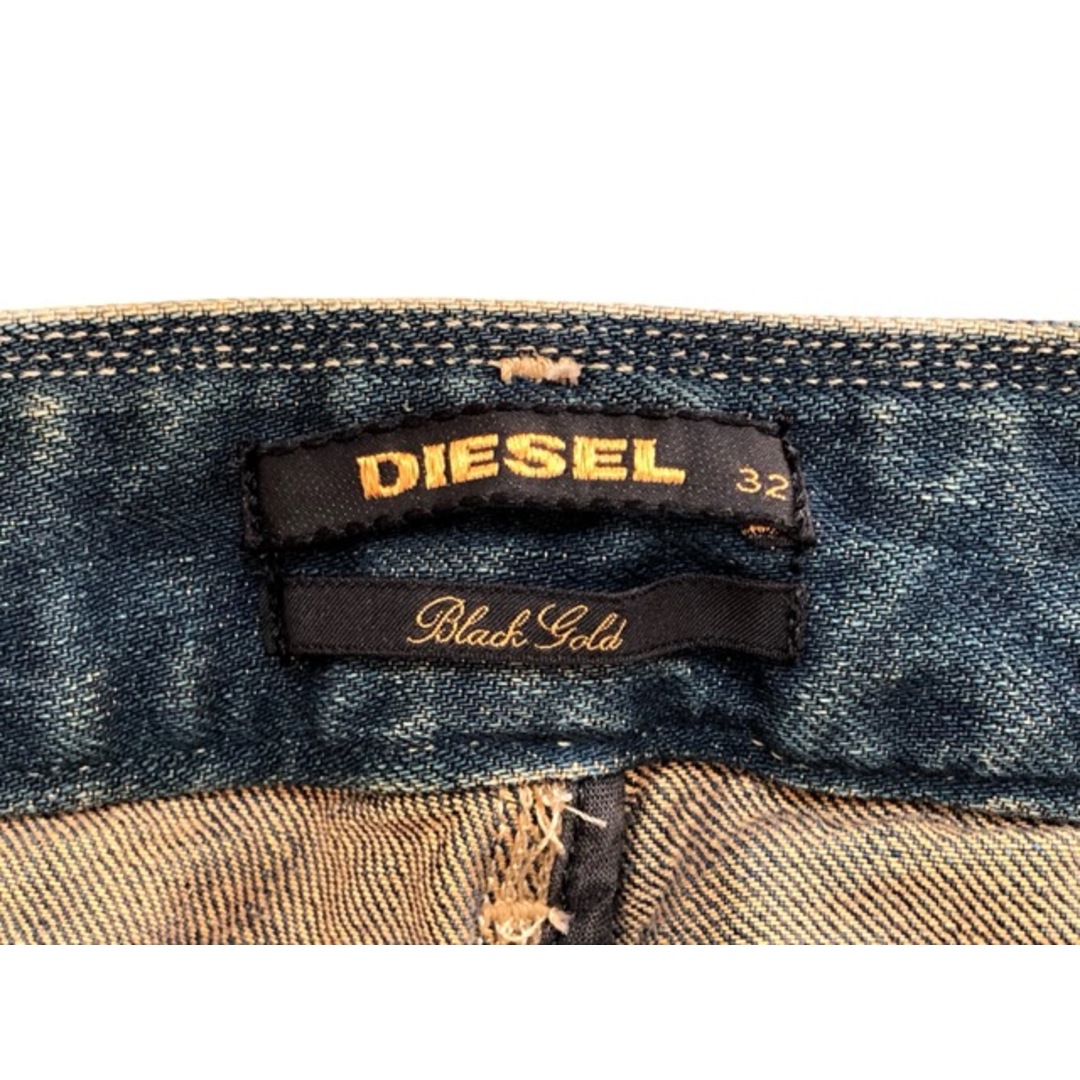 DIESEL BLACK GOLD(ディーゼルブラックゴールド)のDIESEL BLACK GOLD（ディーゼルブラックゴールド）PHAXO　ダメージ加工　 デニムパンツ【E2791-007】 メンズのパンツ(デニム/ジーンズ)の商品写真