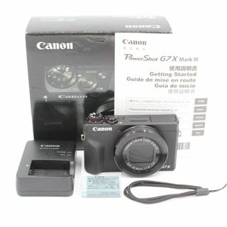 キヤノン(Canon)の★新品級★  PowerShot G7 X Mark III ブラック(コンパクトデジタルカメラ)