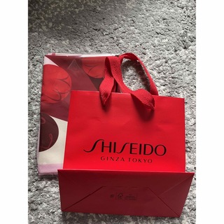 SHISEIDO (資生堂) - 風呂敷つき！　shiseido　ショッパー　ショップ袋　紙袋