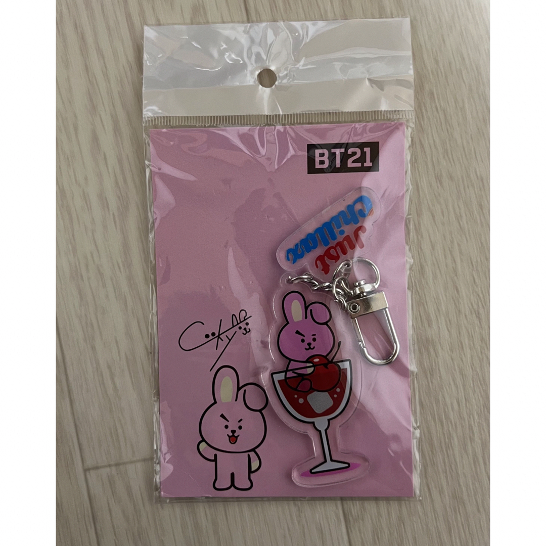 BT21(ビーティーイシビル)のCOOKY ストラップ エンタメ/ホビーのタレントグッズ(アイドルグッズ)の商品写真