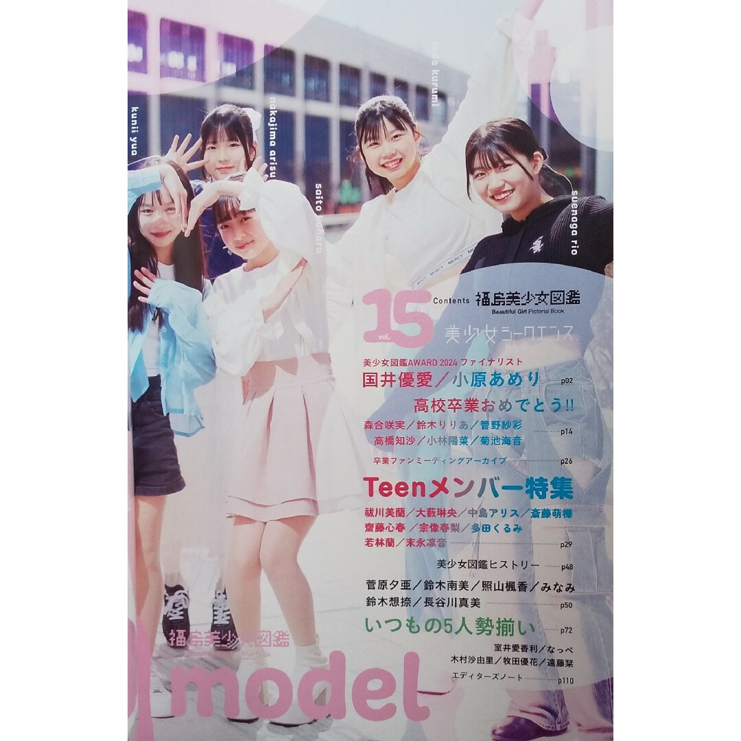 福島美少女図鑑 vol.15 エンタメ/ホビーの雑誌(アート/エンタメ/ホビー)の商品写真