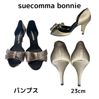 シューコンマボニー(SUECOMMA BONNIE)の 最終値下 シューコンマボニー 22.5cm  サンダル セール品 美品 送料無(ハイヒール/パンプス)