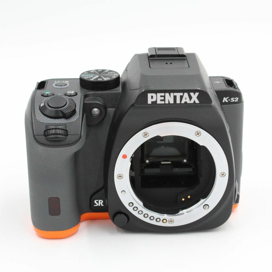 PENTAX(ペンタックス)の★新品級★ PENTAX ペンタックス K-S2 ボディ ブラック×オレンジ スマホ/家電/カメラのカメラ(デジタル一眼)の商品写真