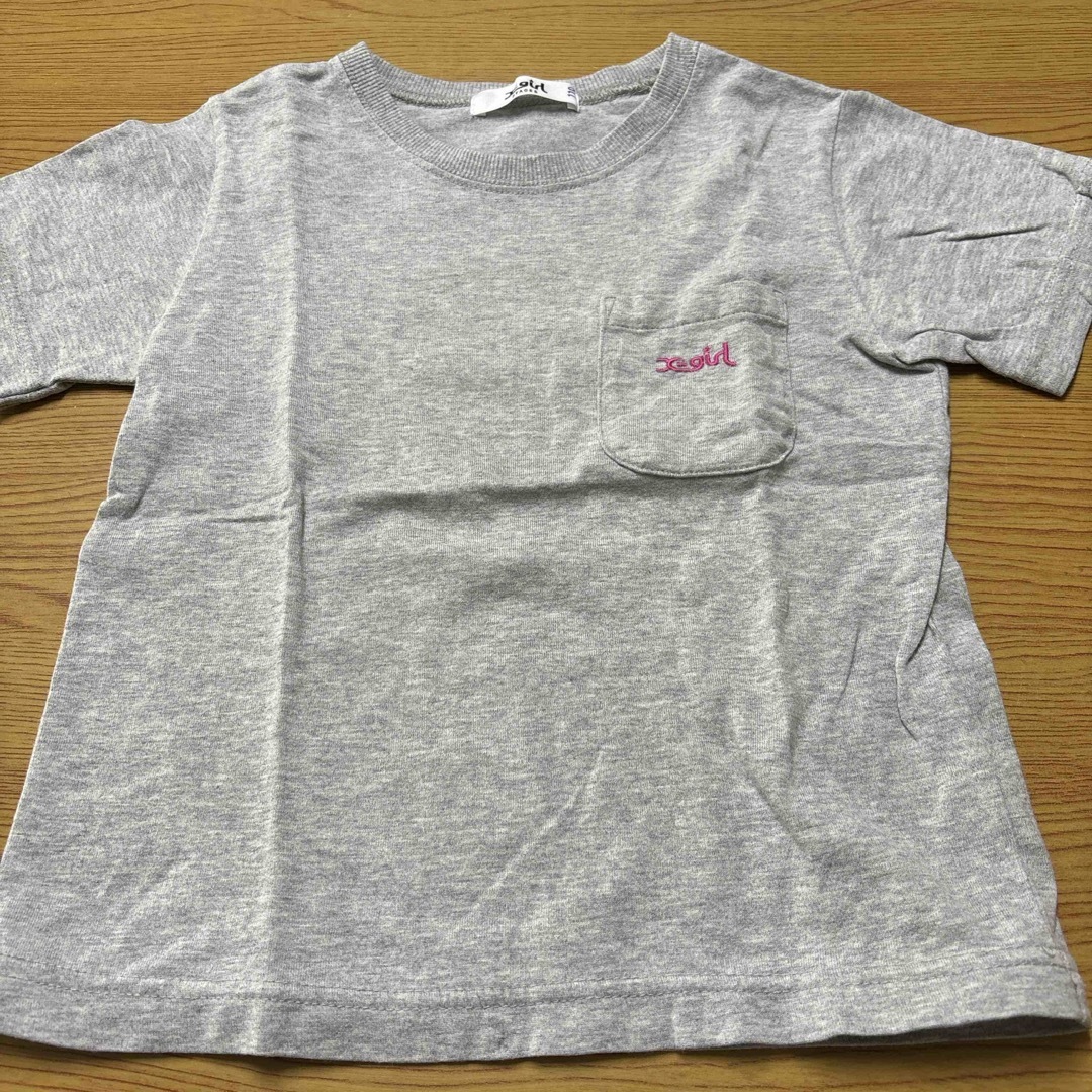 X-girl(エックスガール)のX-girl 110cm Tシャツ キッズ/ベビー/マタニティのキッズ服女の子用(90cm~)(Tシャツ/カットソー)の商品写真