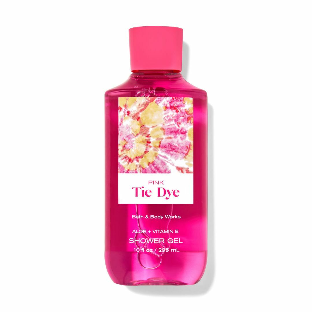 Bath & Body Works(バスアンドボディーワークス)のBB0079 PINK TIE DYE Shower Gel コスメ/美容のボディケア(ボディソープ/石鹸)の商品写真